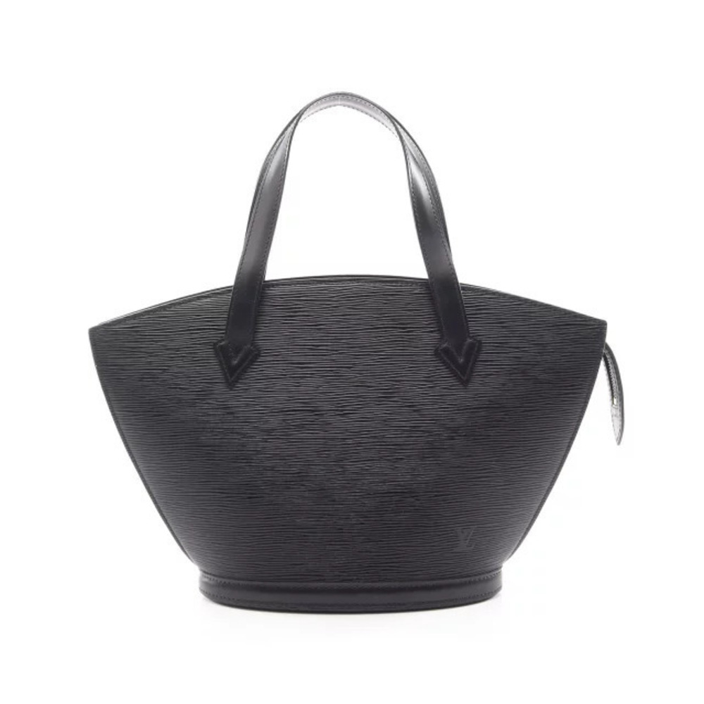 Louis Vuitton Saint Jacques Top Handle Bag Leather Epi Black